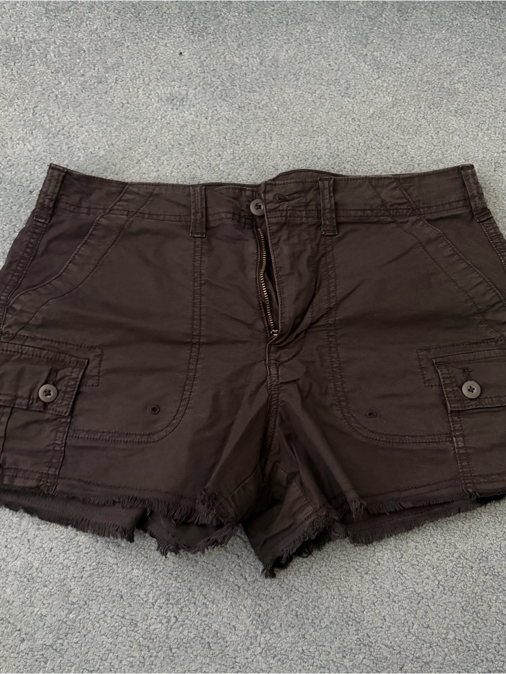 American Eagle Outfitters Black Cargo Shorts